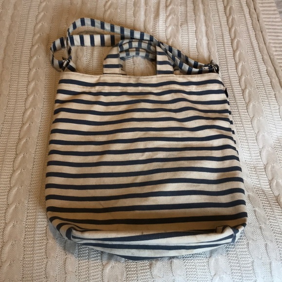 BAGGU Handbags - Baggu Striped Canvas Duck Bag